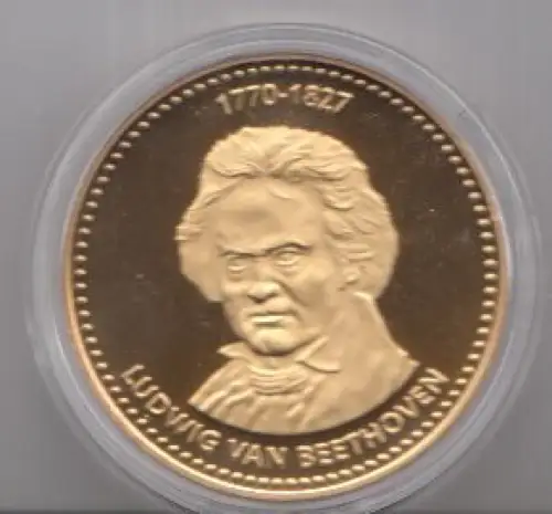 Medaille Beethoven (vergoldet)