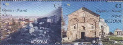 Kosovo MiNr. 568-569 Städte im Kosovo - Lipjan (Zdr.)