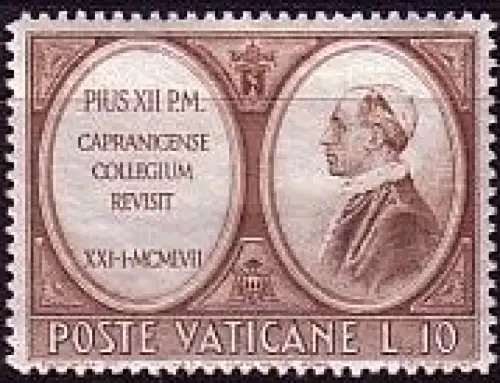 Vatikan Mi.Nr. 271 Collegio Caprancia Papst Pius XII. (10)