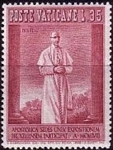 Vatikan Mi.Nr. 288 Weltausstellung Brüssel Papst Pius XII. (35)