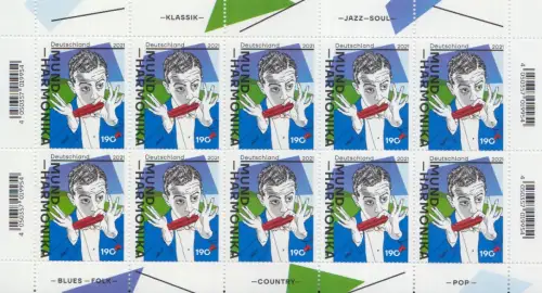 D,Bund Mi.Nr. 3601 Mundharmonika (Klbg.)