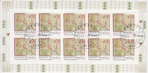 D,Bund Mi.Nr. 2938 Grimms Märchen, Innentitel der Originalausgabe (Klbg.)