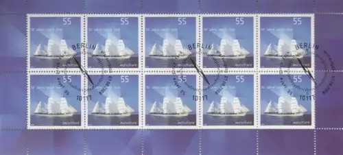 D,Bund Mi.Nr. 2686 50 Jahre Segelschulschiff (Klbg.)