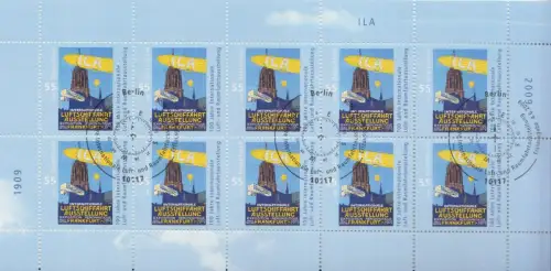 D,Bund Mi.Nr. 2740 100 Jahre Int. Luft- + Raumfahrtausstellung (Klbg.)