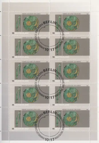 D,Bund Mi.Nr. 2695 Archäologie: Die Himmelsscheibe von Nebra (Klbg.)