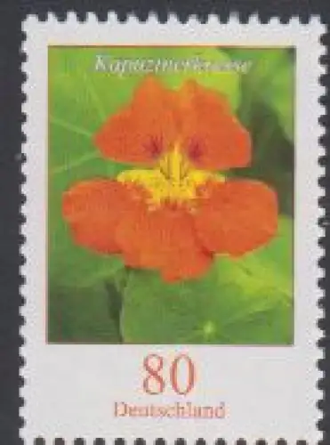 D,Bund MiNr. 3469R Freim. Blumen, Große Kapuzinerkresse (80)