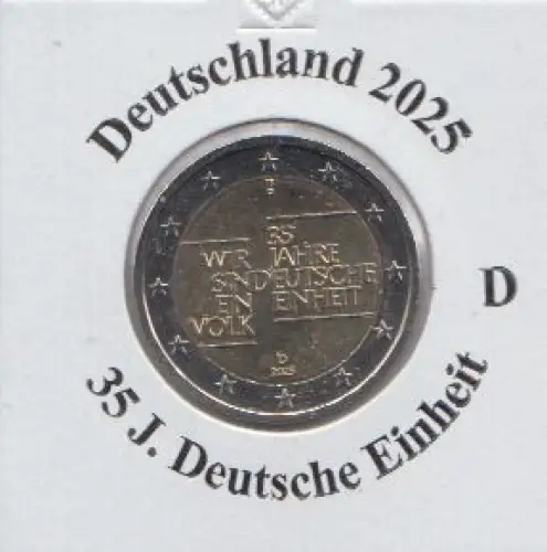 Deutschland 2025, 35 Jahre Deutsche Einheit D