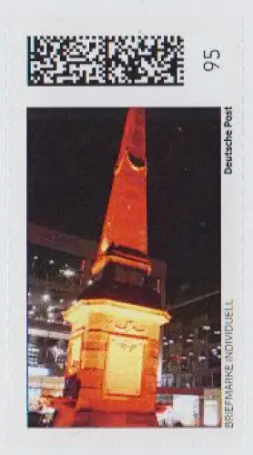 Deutsche Post - Marke Individuell - Bonn leuchtet 2025 - Obelisk, Marktplatz