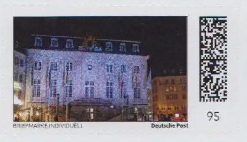 Deutsche Post - Marke Individuell - Bonn leuchtet 2025 - Altes Rathaus 