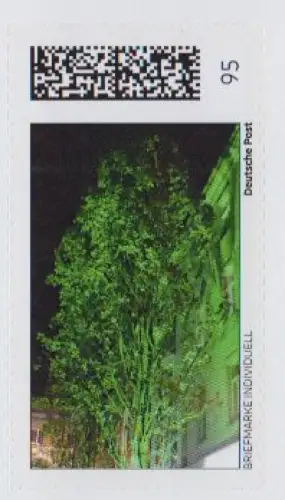 Deutsche Post - Marke Individuell - Bonn leuchtet 2025 Fürstenstraße grüner Baum