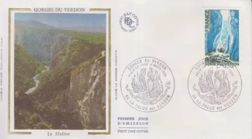 Frankreich MiNr. 2077 Tourismus, Verdon-Schlucht (0,50)