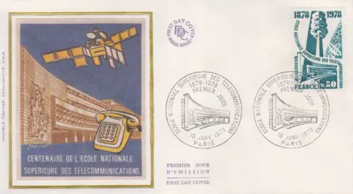 Frankreich MiNr. 2068 Höhere Schule für das Fernmeldewesen (0,90)