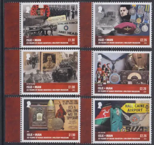 Insel Man MiNr. (noch nicht im Michel) Militärmuseum