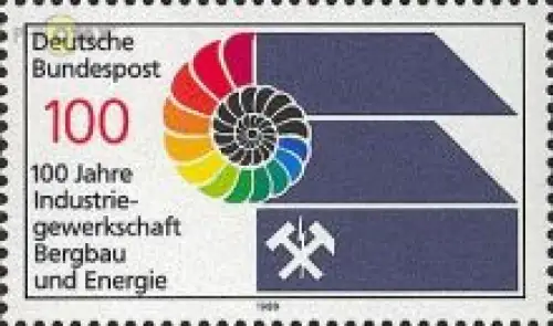 D,Bund Mi.Nr. 1436 IG Bergbau und Energie (100)