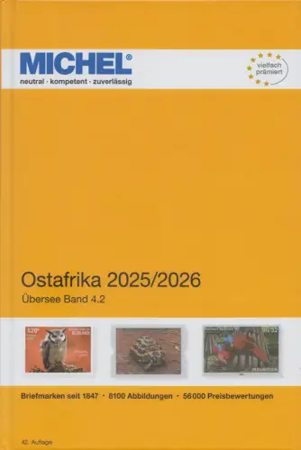 Michel Übersee Katalog Band 4, Teil 2, Ostafrika 2025/2026, 42. Auflage