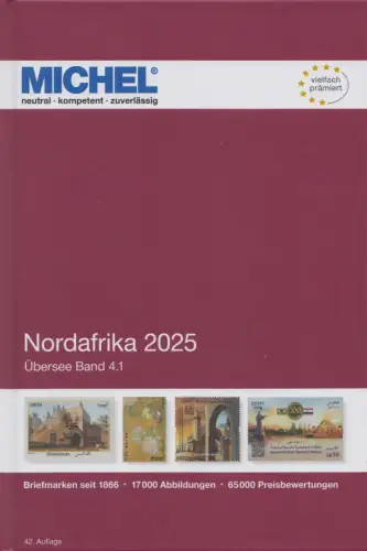 Michel Übersee Katalog Band 4, Teil 1,  Nordafrika 2025, 42. Auflage
