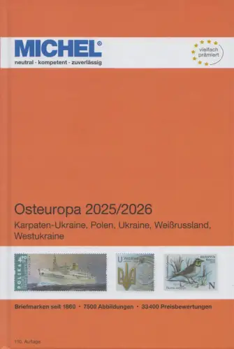 Michel Europa Katalog Band 15 - Osteuropa 2025/2026, 110. Auflage