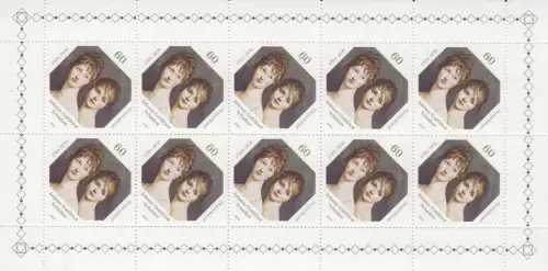 D,Bund Mi.Nr. 3079 250.Geb. Johann Gottfried Schadow, Frauenporträt (Klbg.)