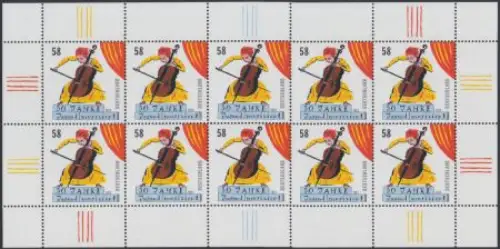 D,Bund Mi.Nr. Klbg.2991 50Jahre Jugend musiziert