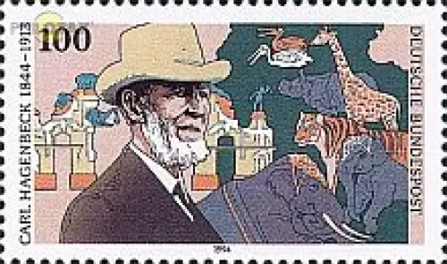 D,Bund Mi.Nr. 1734 Hagenbeck, Tierpark Hamburg (100)