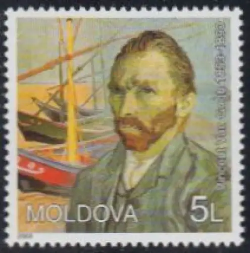 Moldawien Mi.Nr. 480 Persönlichkeiten, Vincent van Gogh, Maler (5)
