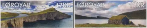 Färöer MiNr. 888-89 Seen, skl (2 Werte)