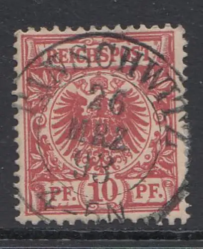 D,Dt.Reich Mi.Nr. 47, Reichsadler im Kreisl, gestempelt "Panschwitz"