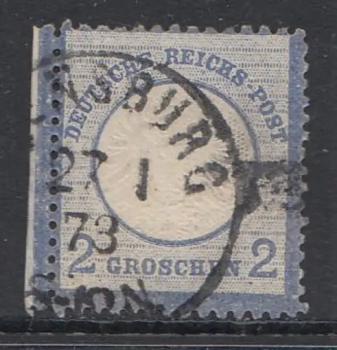 D,Dt.Reich Mi.Nr. 20 Adler mit großem Brustschild (2 Groschen), gestempelt
