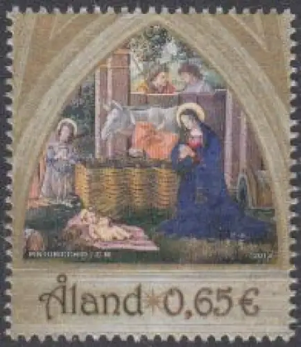 Aland Mi.Nr. 384 Weihnachten, Fresko von Pinturicchio (0,65)