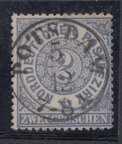 Nordt. Postbezirk MiNr. 17 gestempelt "Potsdam"