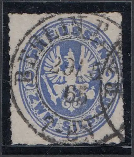 Preußen, Mi.Nr. 17, Preußischer Adler im Oval, gestempelt "Berlin"