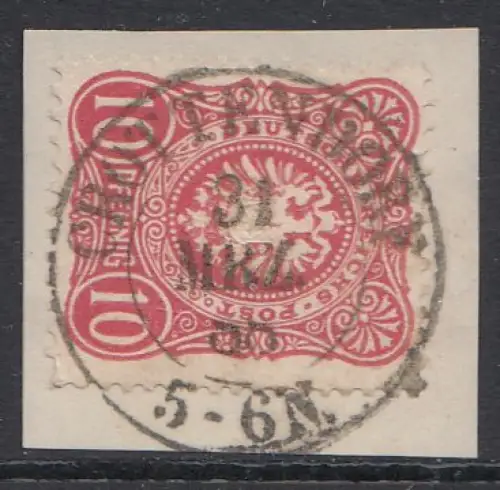 D,Dt.Reich Mi.Nr. 41, Adler im Oval, gestempelt  "Crottendorf"