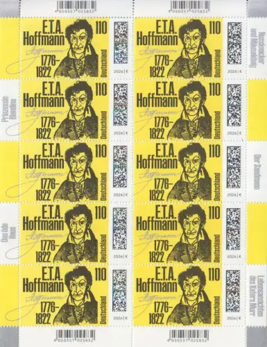 D,Bund Mi.Nr. 3944, 250. Geburtstag von E.T.A. Hoffmann (110) 