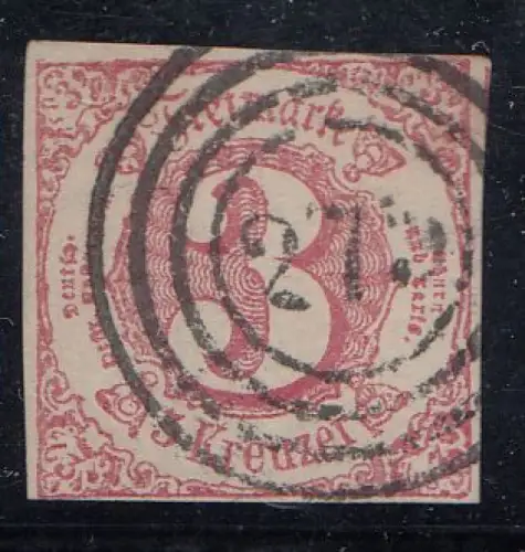 Thurn und Taxis, Mi.Nr. 32 Ziffern im Kreis gestempelt "275"