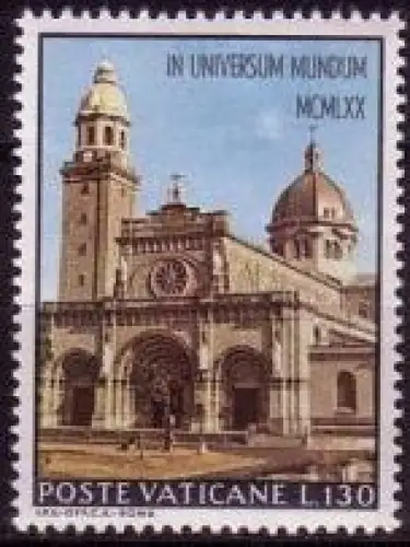 Vatikan Mi.Nr. 575 Australienreise Paul VI, Kathedrale Manila (130)
