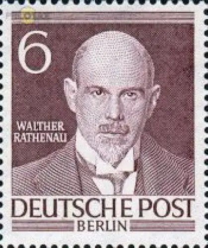 Berlin Mi.Nr. 93 Männer Berl. Geschichte, Rathenau (6)