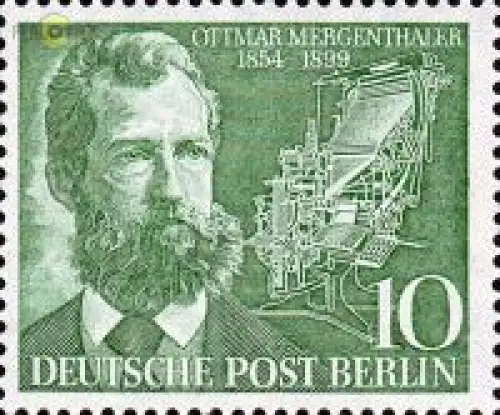Berlin Mi.Nr. 117 Ottmar Mergenthaler (10)