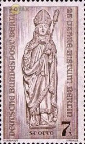 Berlin Mi.Nr. 132 25 J. Bistum Berlin, Hl. Otto (7+3)