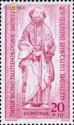 Berlin Mi.Nr. 134 25 J. Bistum Berlin, Hl. Apostel Petrus (20+10)