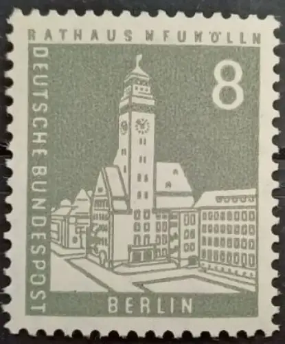 Berlin Mi.Nr. 143 Berl.Stadtbilder Rathaus Neukölln (8)