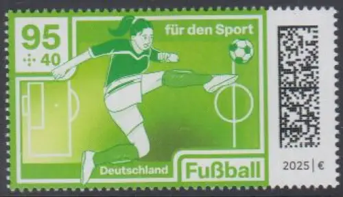 D,Bund Mi.Nr. 3904 Sporthilfe 2025, Fußball (95+40)