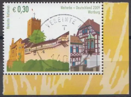 UNO Wien Mi.Nr. 600 UNESCO-Welterbe, Deutschland, Wartburg (0,30)
