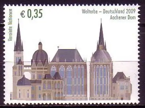 UNO Wien Mi.Nr. 602 UNESCO-Welterbe, Deutschland, Dom Aachen (0,35)