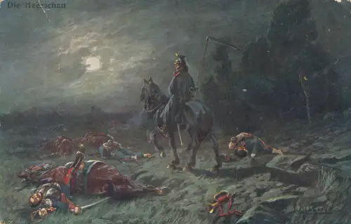 AK 1. Weltkrieg, "Die Heerschau"