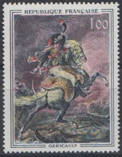 Frankreich MiNr. 1417 Gemälde Offizier der Garde… von Théodore Géricault (1,00)