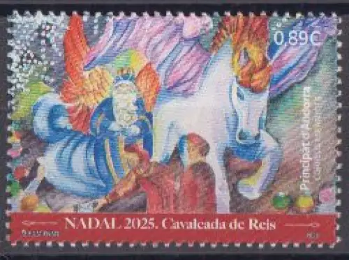 Andorra span. Mi.Nr. (noch nicht im Michel) Weihnachten 2025