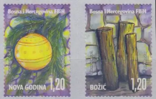 Bosnien-Herz.Kroat. Mi.Nr. (noch nicht im Michel) Weihnachten / Neujahr 2025 skl