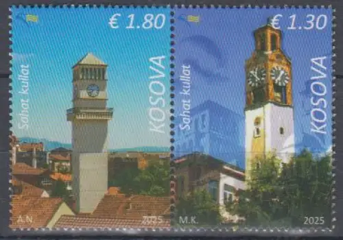 Kosovo MiNr. (noch nicht im Michel) Glockentürme (Zdr.)