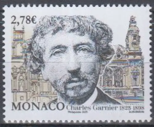 Monaco Mi.Nr. (noch nicht im Michel) Charles Gaarnier(2,78)