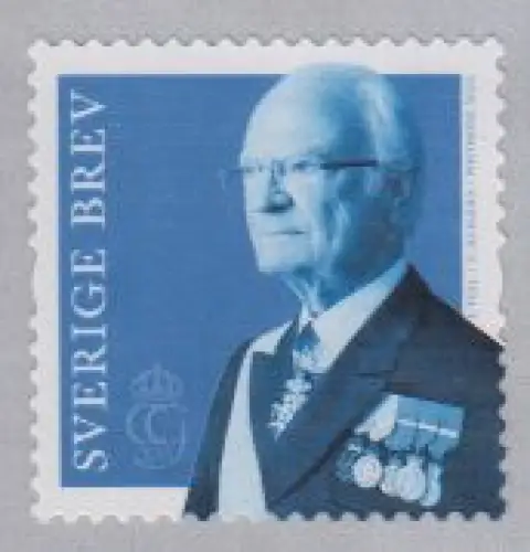 Schweden Mi.Nr. (noch nicht im Michel) König Carl Gustaf (1 Marke aus Rolle skl.) 